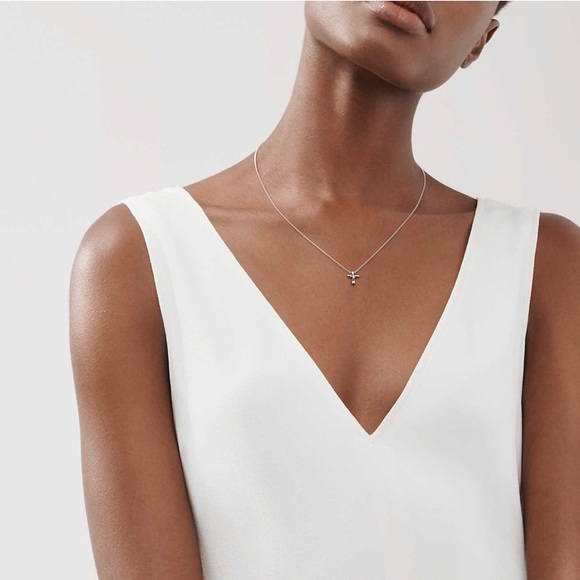 AUTHENTIC ELSA PERETTI TIFFANY & CO CROSS NECKLACE